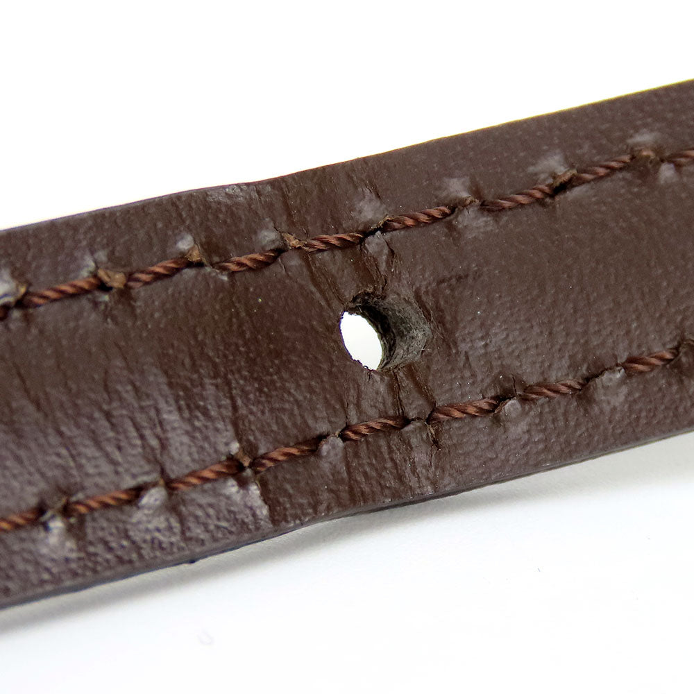 Louis Vuitton Leather Shoulder Strap Brown