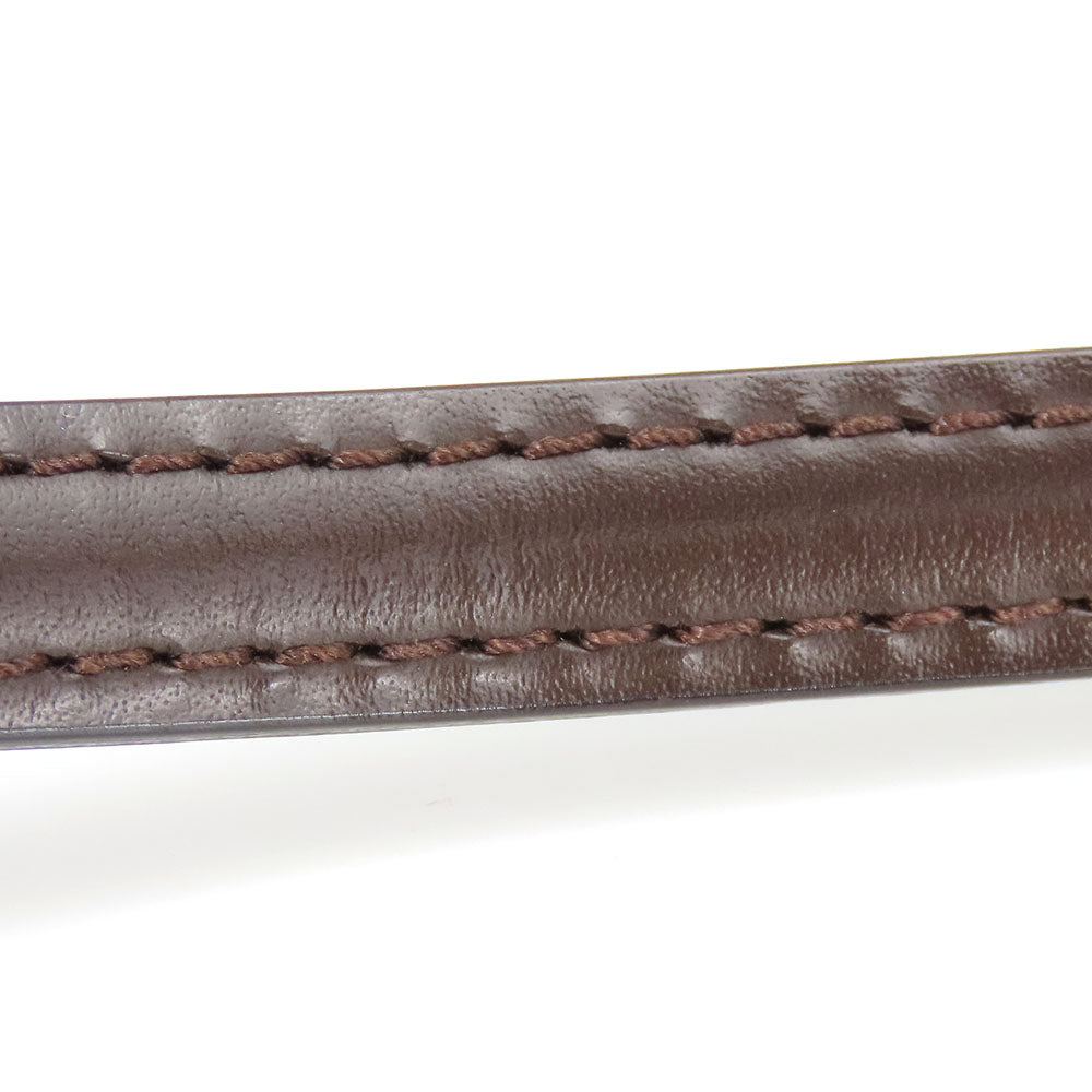 Louis Vuitton Leather Shoulder Strap Brown