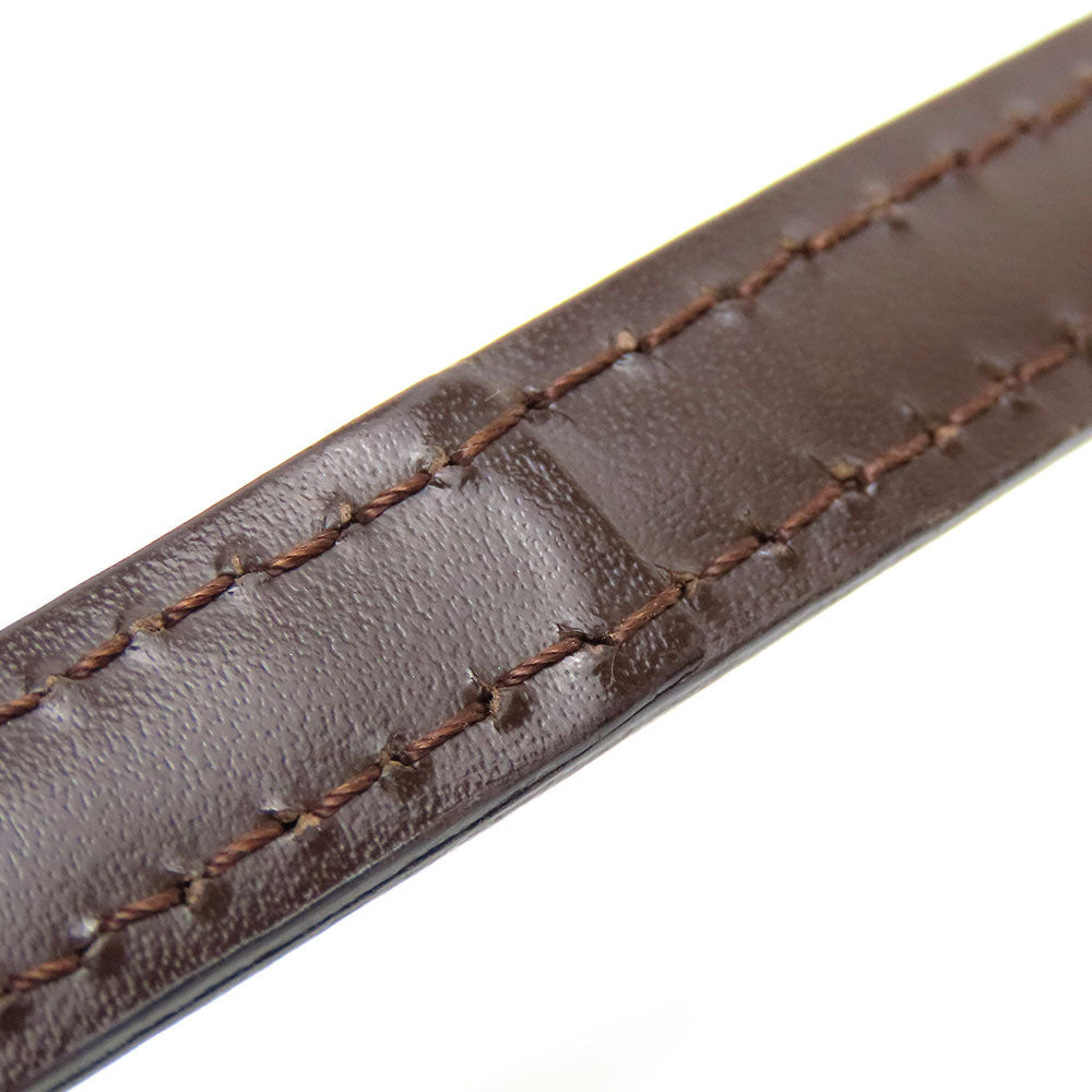 Louis Vuitton Leather Shoulder Strap Brown