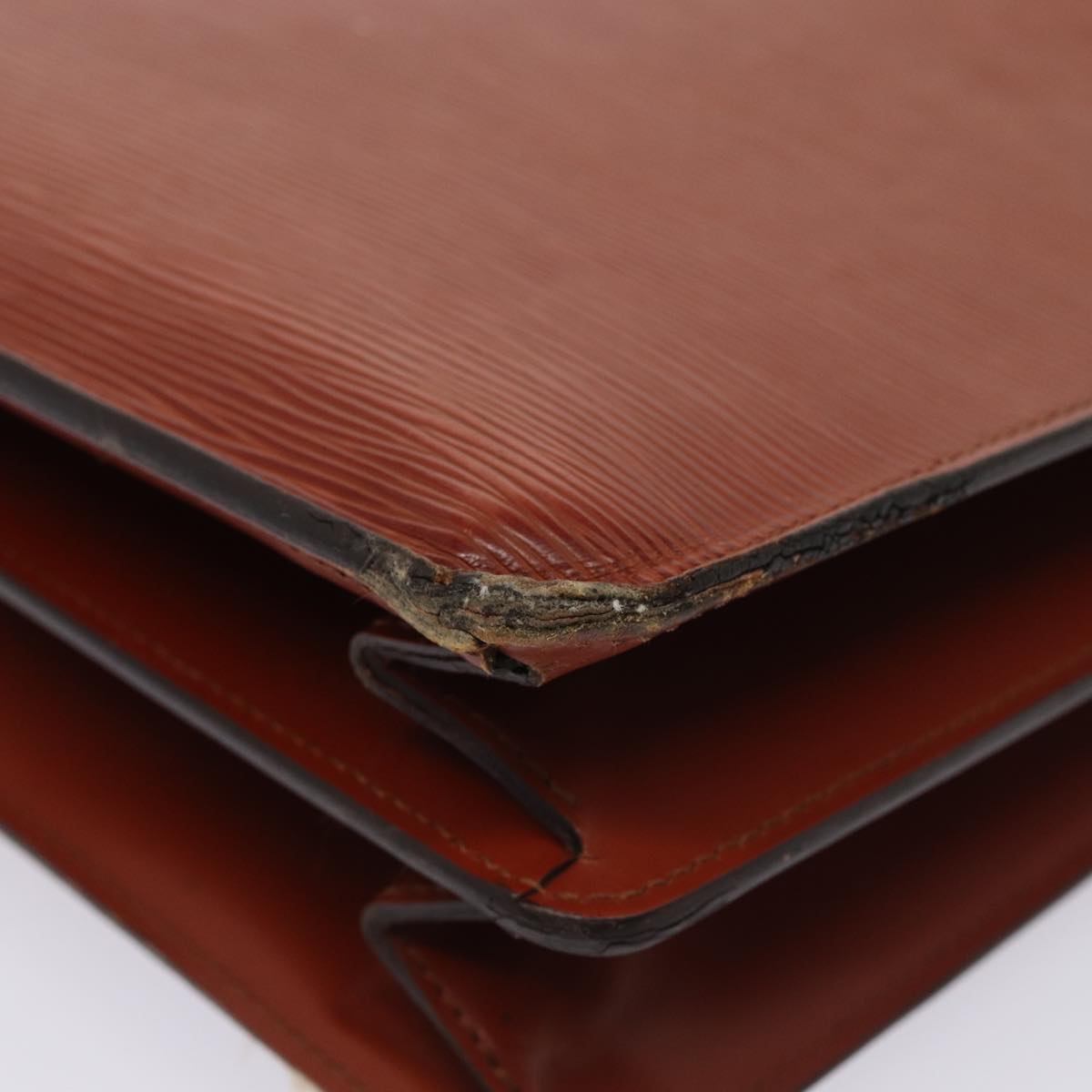 LOUIS VUITTON Epi Serviette Conseiller Briefcase Brown M54423 LV 83460