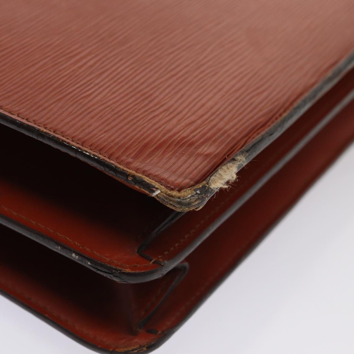 LOUIS VUITTON Epi Serviette Conseiller Briefcase Brown M54423 LV 83460