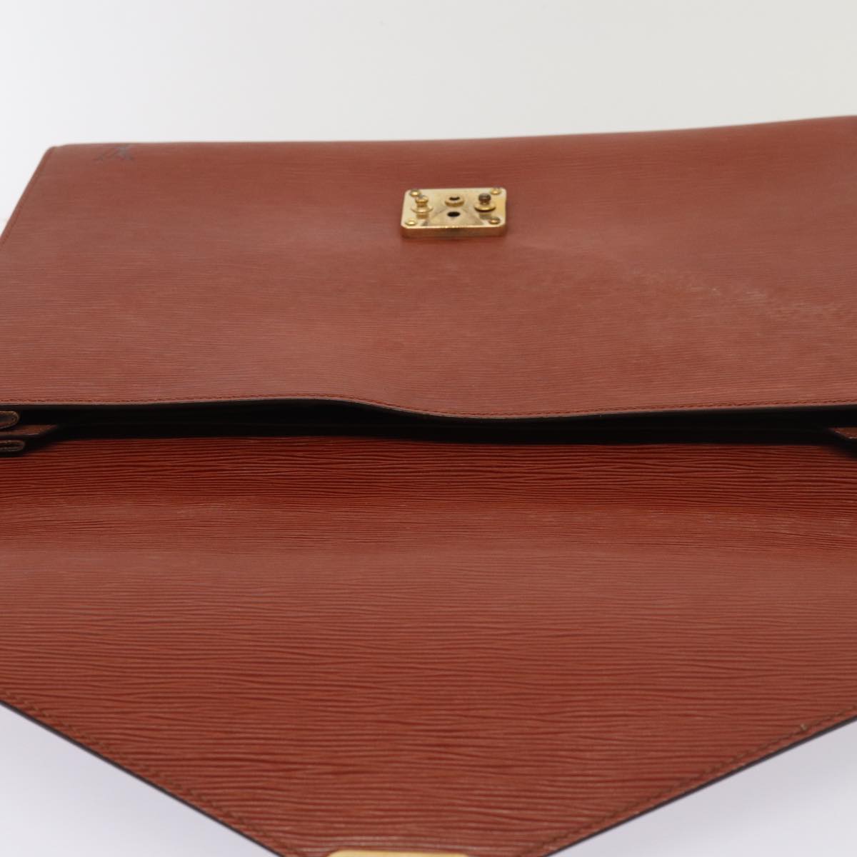 LOUIS VUITTON Epi Serviette Conseiller Briefcase Brown M54423 LV 83460