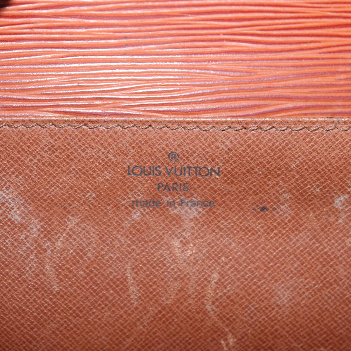 LOUIS VUITTON Epi Serviette Conseiller Briefcase Brown M54423 LV 83460