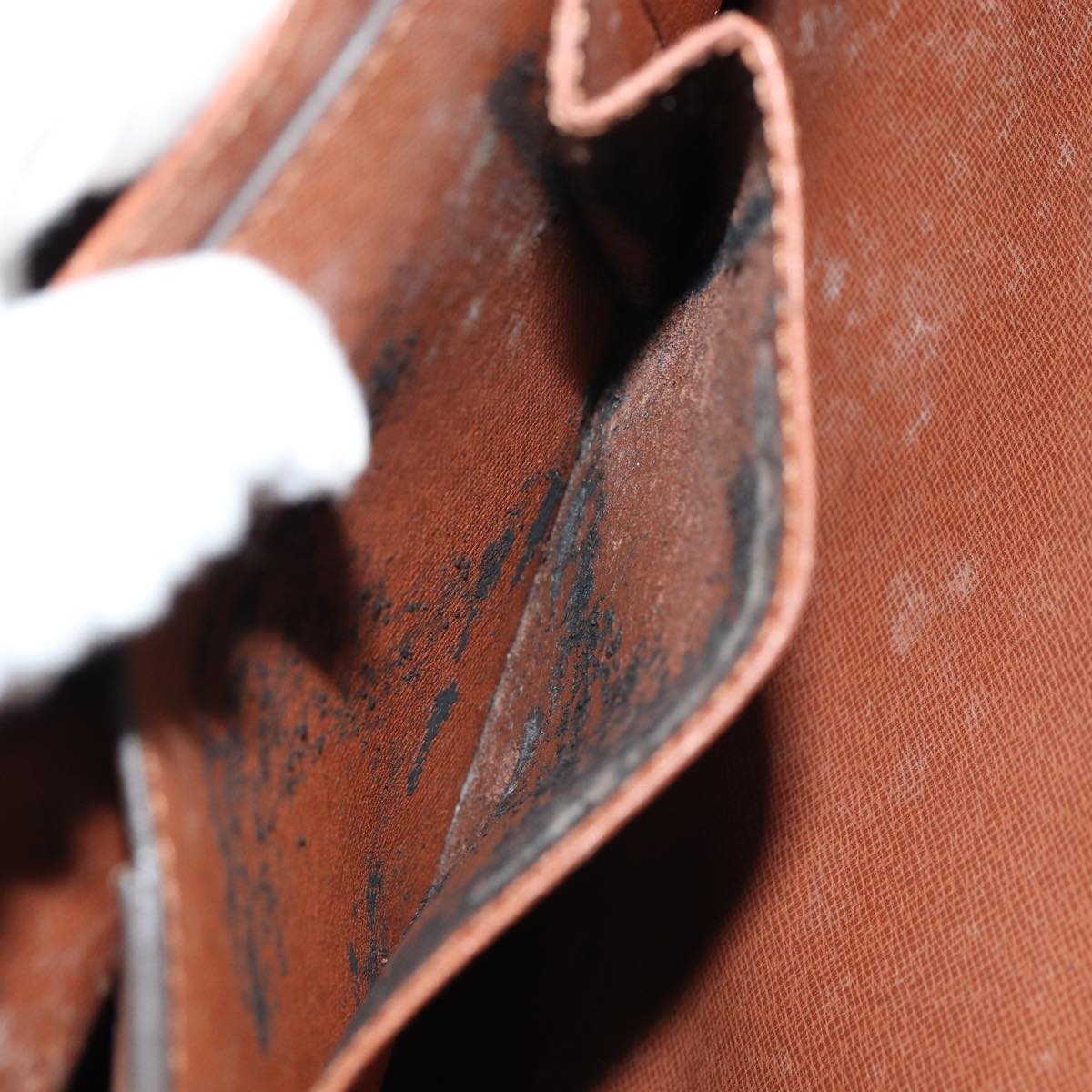 LOUIS VUITTON Epi Serviette Conseiller Briefcase Brown M54423 LV 83460