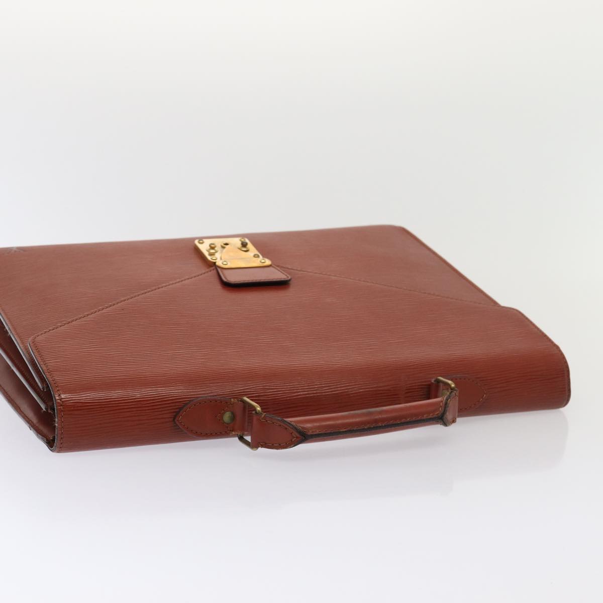 LOUIS VUITTON Epi Serviette Conseiller Briefcase Brown M54423 LV 83460