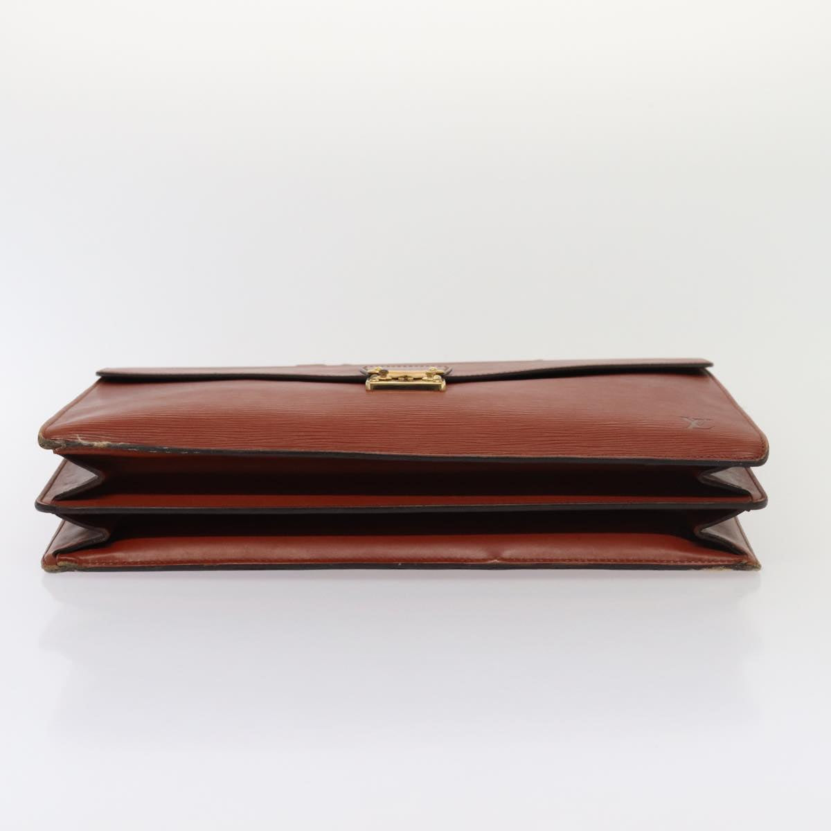LOUIS VUITTON Epi Serviette Conseiller Briefcase Brown M54423 LV 83460