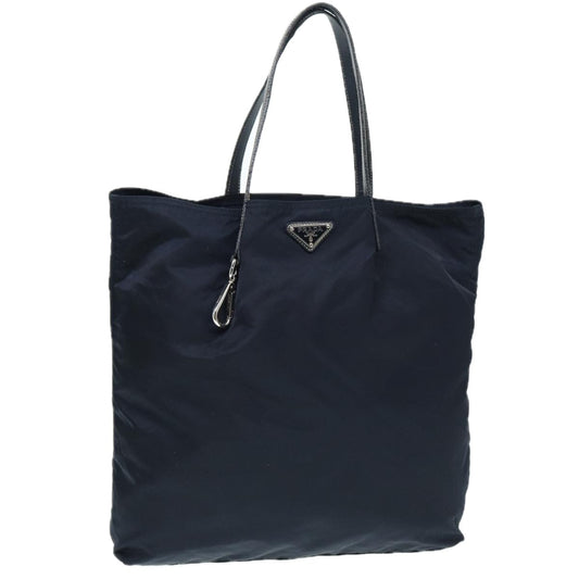 Luxury Prada Tote Bag Nylon Navy  83487