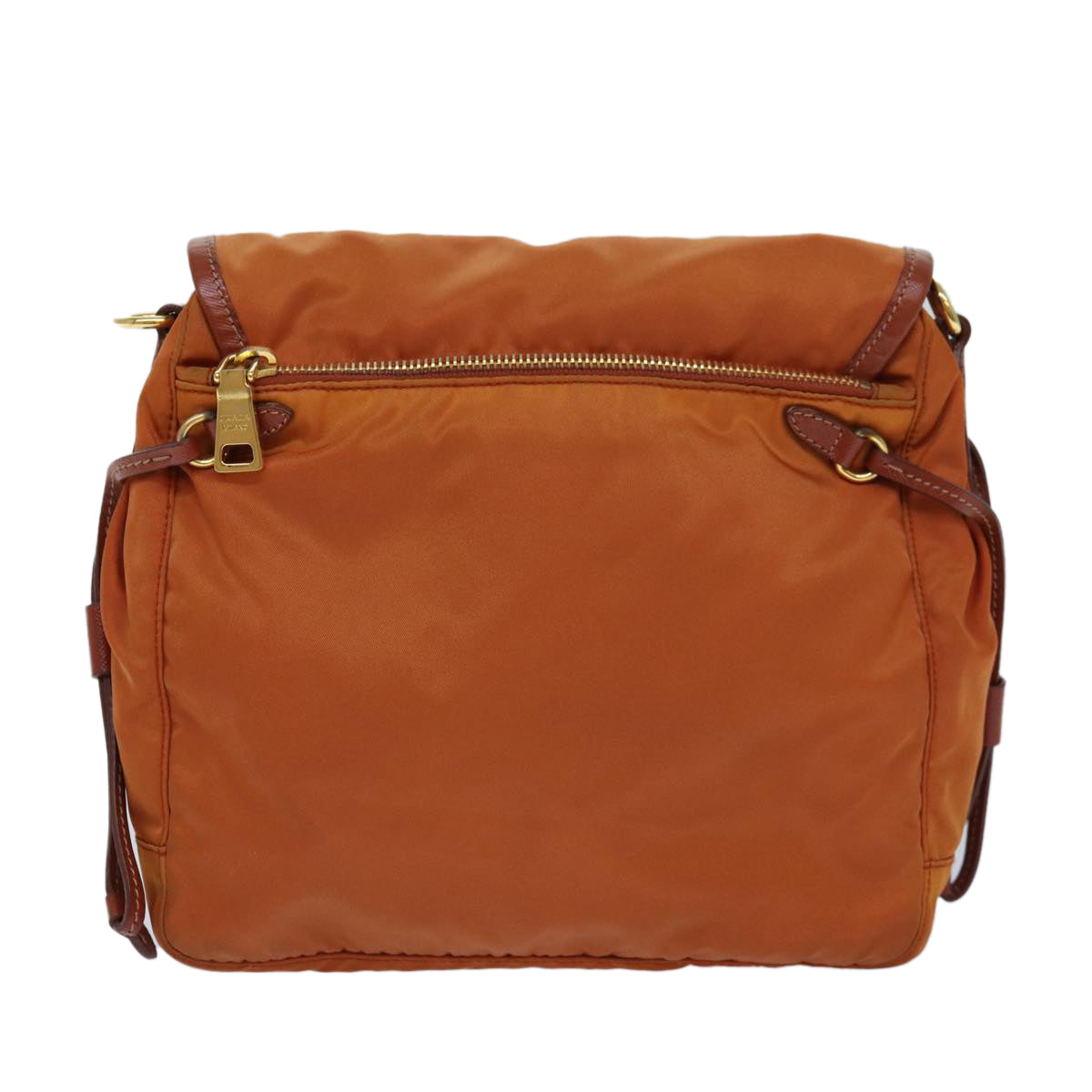Luxury Prada Shoulder Bag Nylon Orange  83488