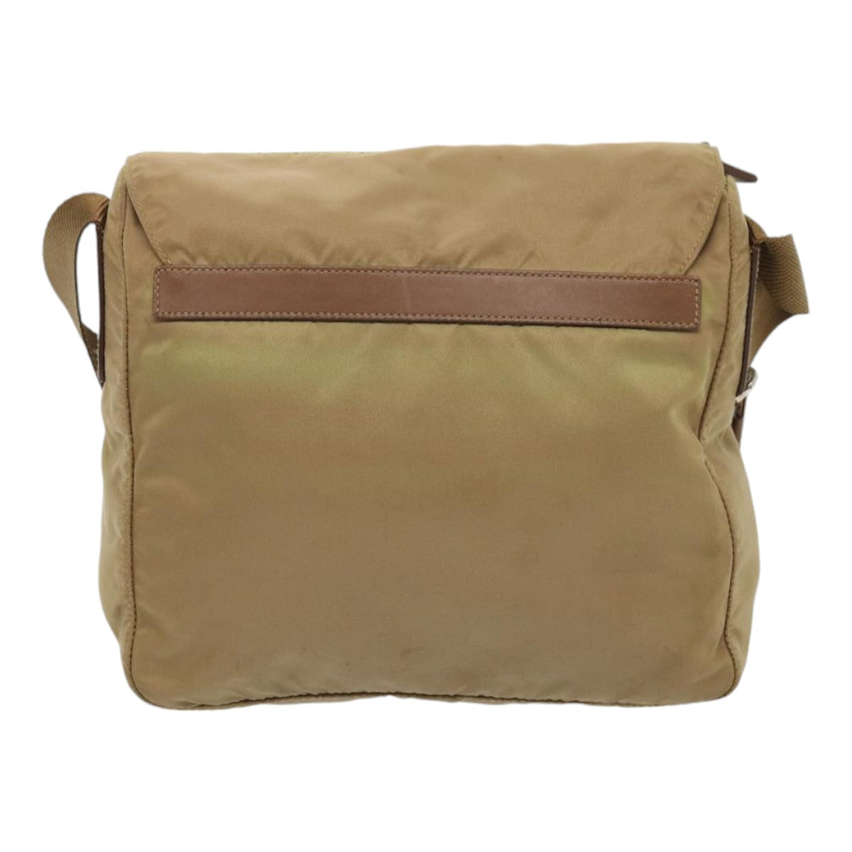 Luxury Prada Shoulder Bag Nylon Beige  83490