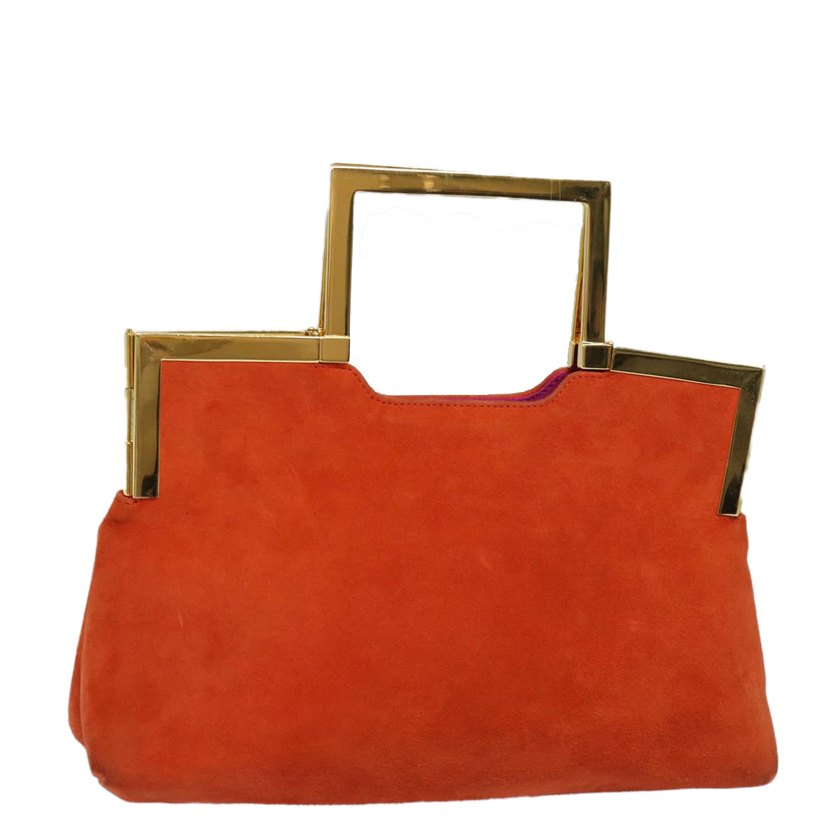 Luxury FendiHand Bag Suede Orange83492