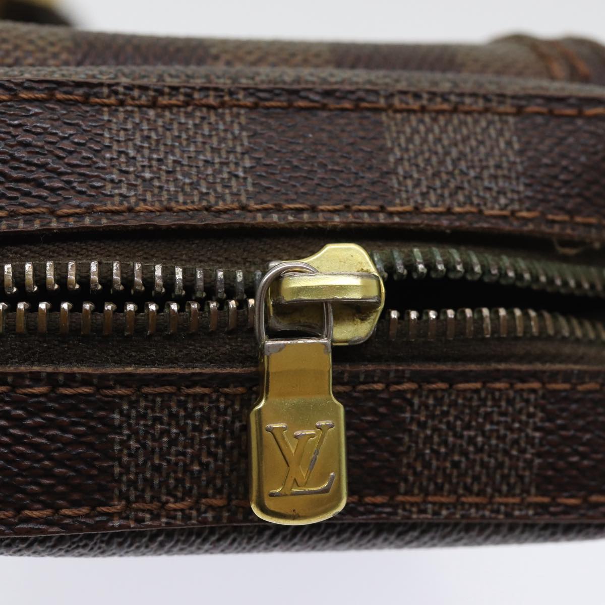 LOUIS VUITTON Damier Ebene Geronimos Shoulder Bag N51994 LV 83522
