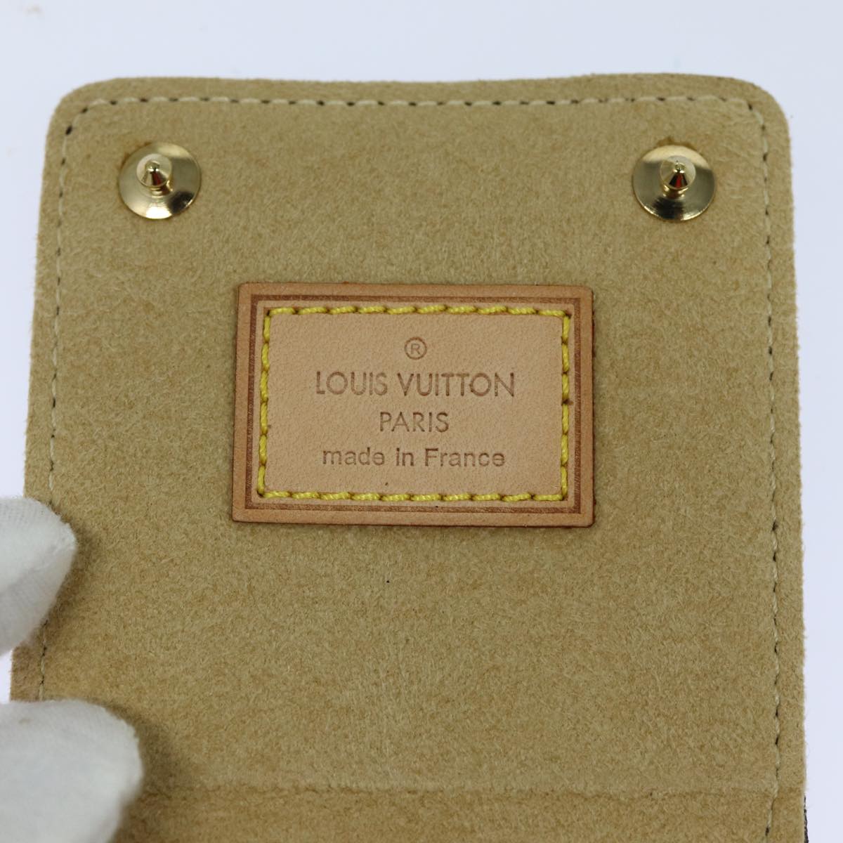 LOUIS VUITTON Monogram Jewelry Case Jewelry Box LV 83526