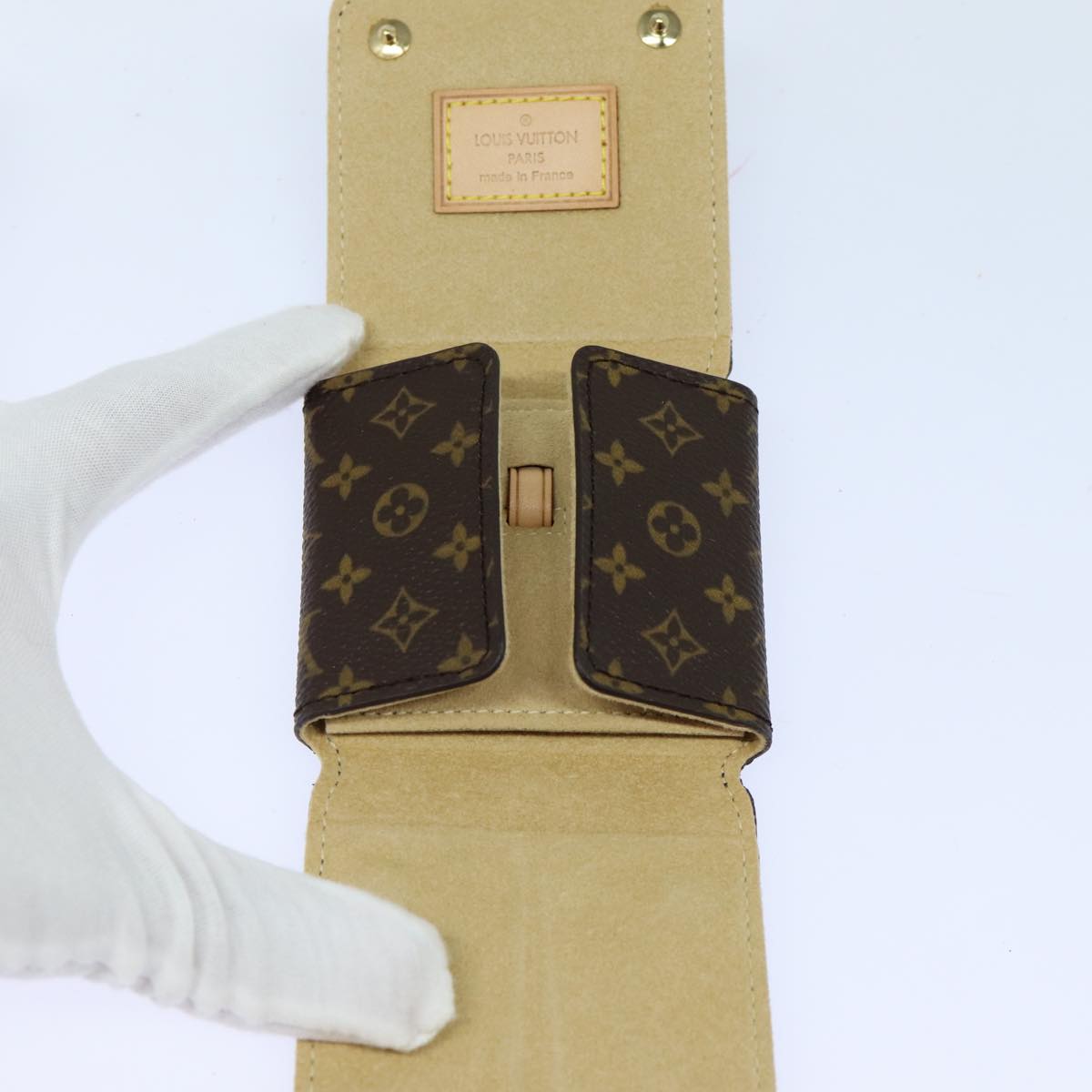 LOUIS VUITTON Monogram Jewelry Case Jewelry Box LV 83526
