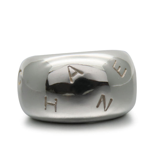 Chanel Silver Ring 925 Size 11