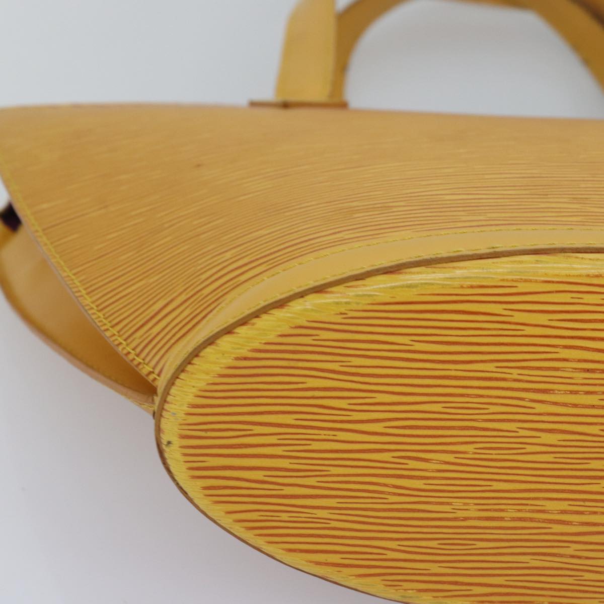 LOUIS VUITTON Epi Saint Jacques Hand Bag Yellow M52279 LV 83531