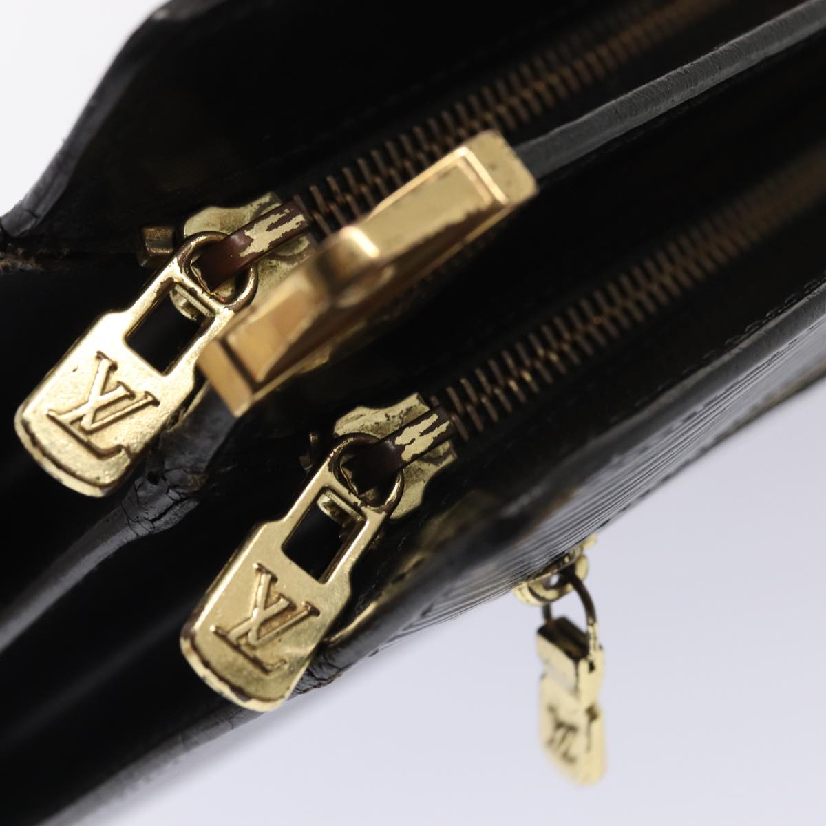 LOUIS VUITTON Epi Angian Shoulder Bag 2way Black M52112 LV 83533