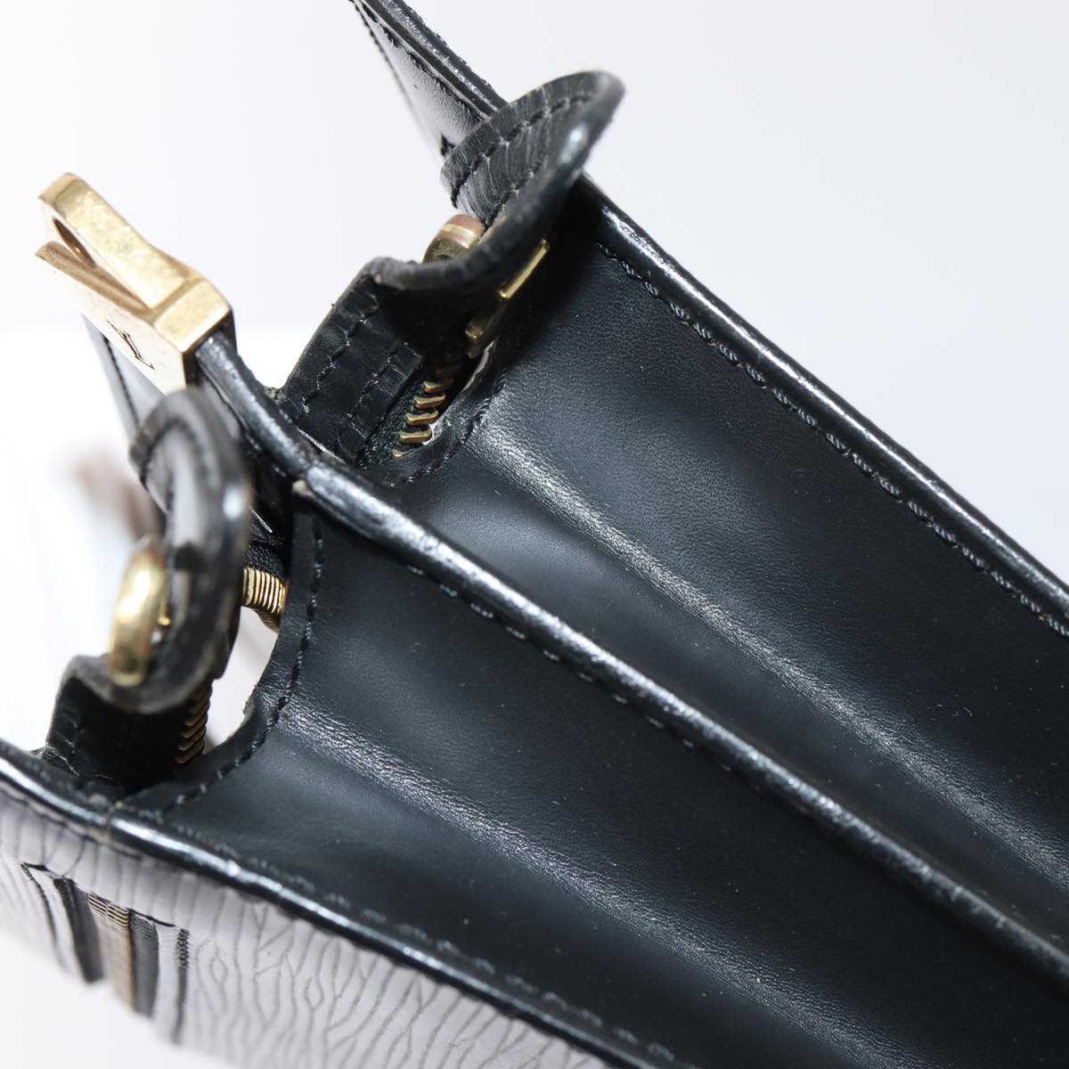 LOUIS VUITTON Epi Angian Shoulder Bag 2way Black M52112 LV 83533