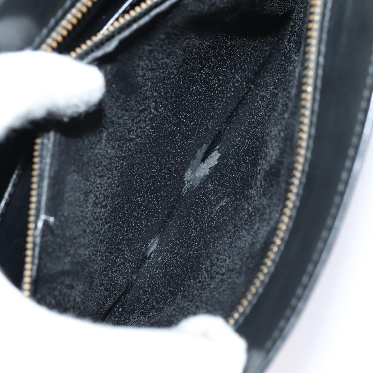 LOUIS VUITTON Epi Angian Shoulder Bag 2way Black M52112 LV 83533
