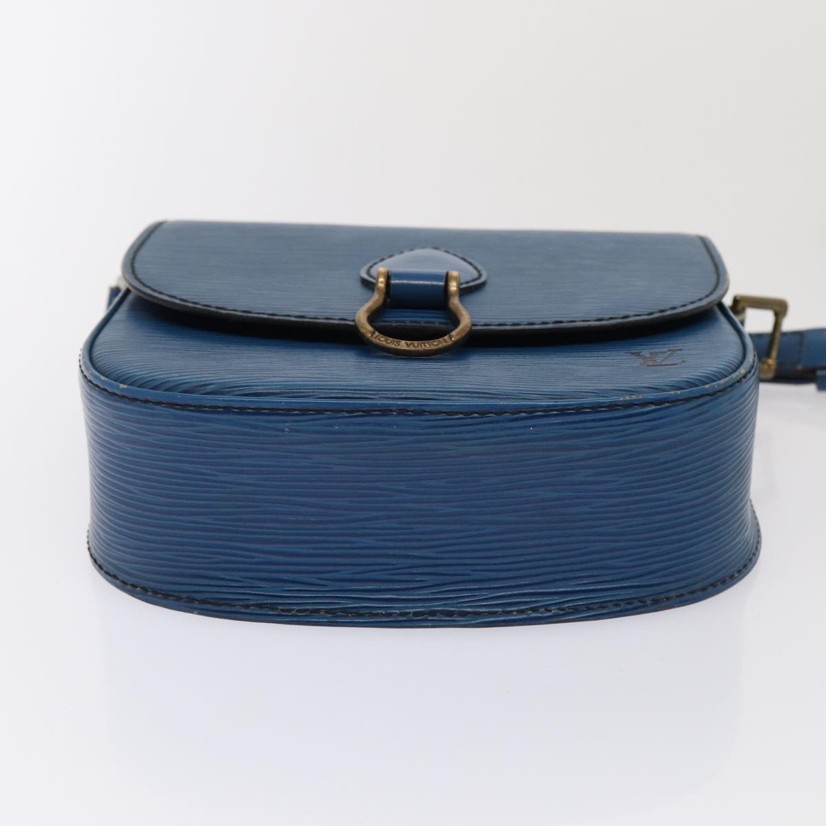 LOUIS VUITTON Epi Saint Cloud PM Shoulder Bag Blue M52195 LV 83534