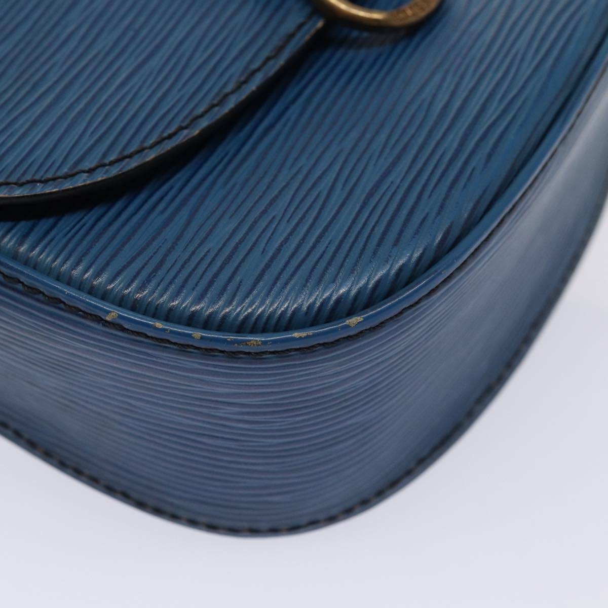 LOUIS VUITTON Epi Saint Cloud PM Shoulder Bag Blue M52195 LV 83534