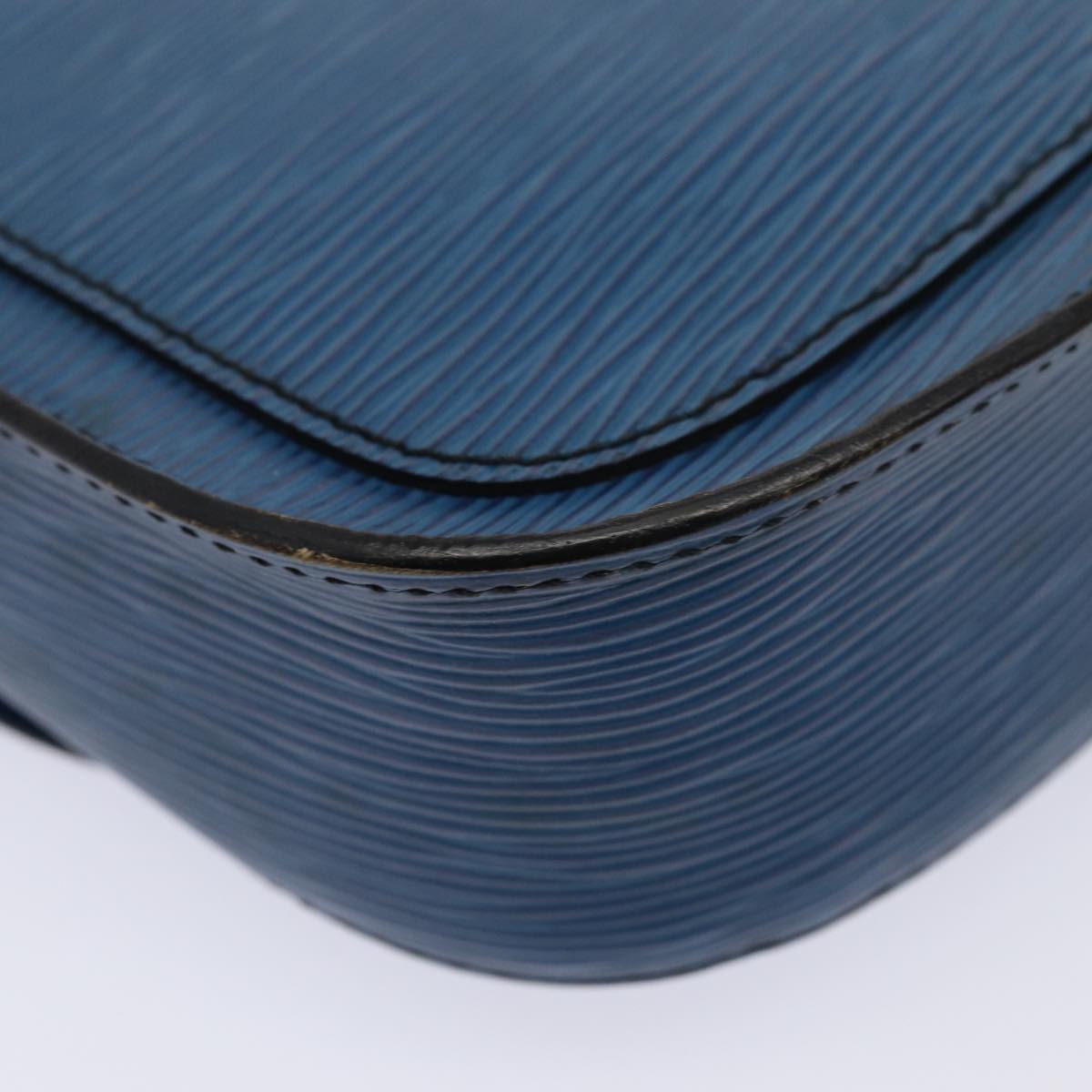LOUIS VUITTON Epi Saint Cloud PM Shoulder Bag Blue M52195 LV 83534