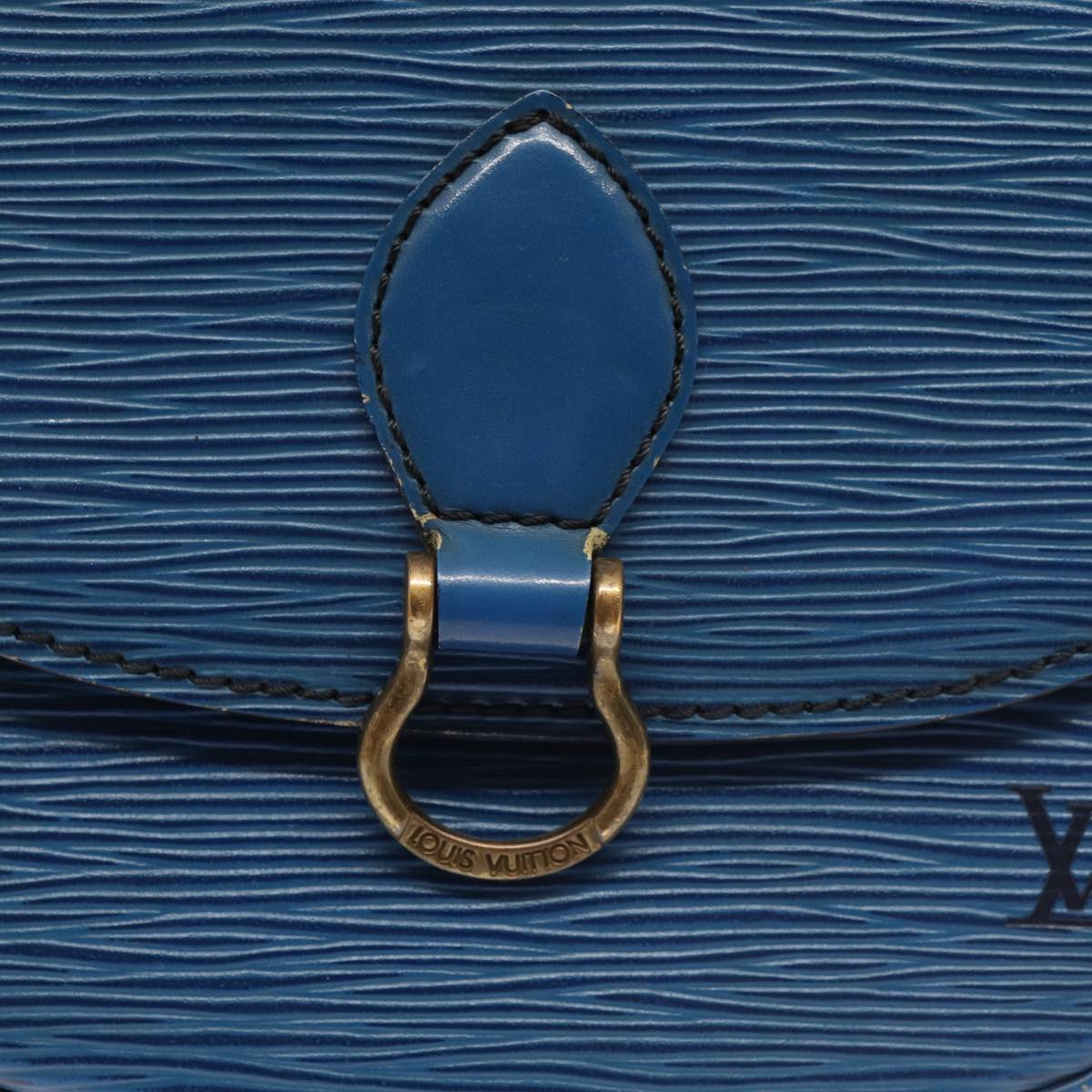 LOUIS VUITTON Epi Saint Cloud PM Shoulder Bag Blue M52195 LV 83534
