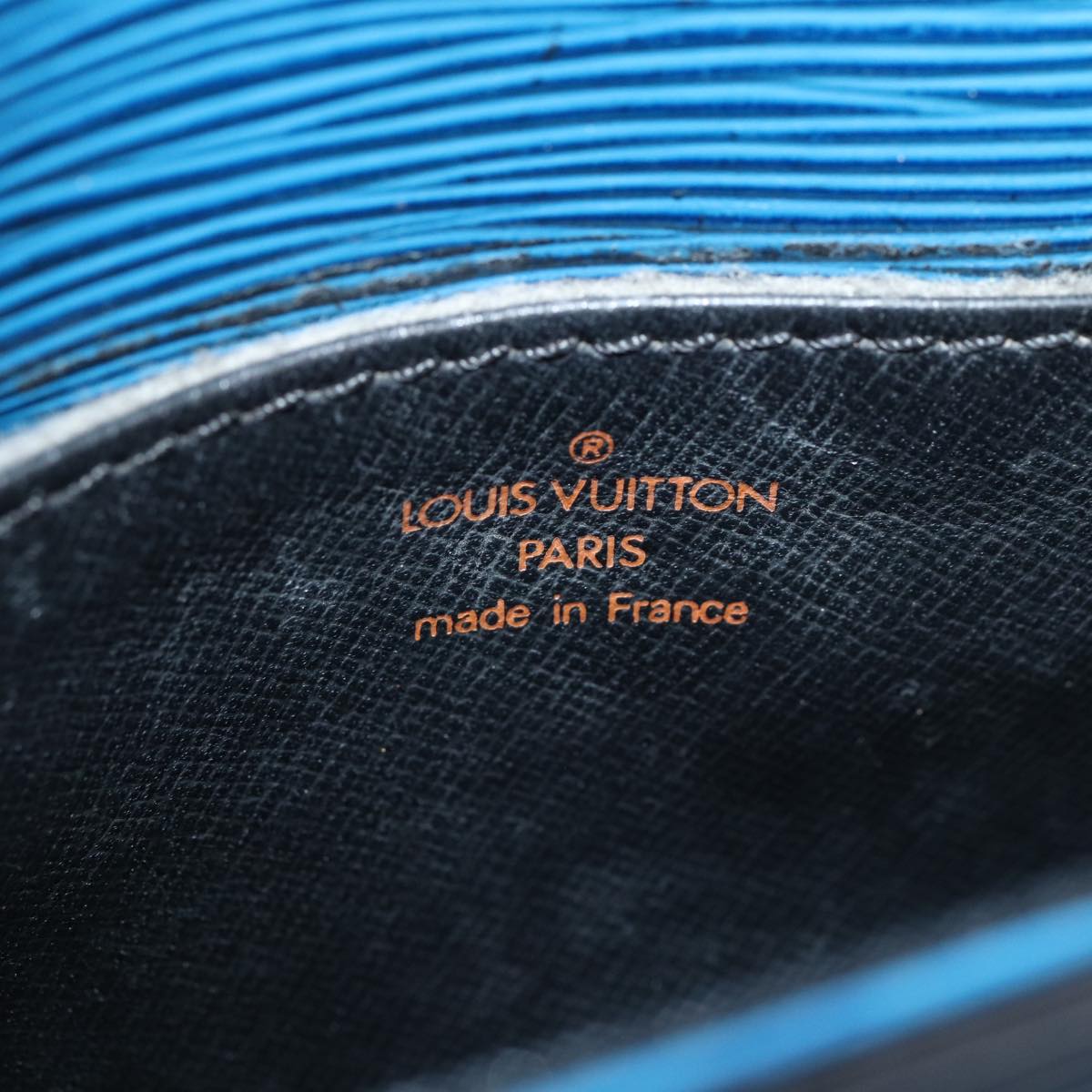 LOUIS VUITTON Epi Saint Cloud PM Shoulder Bag Blue M52195 LV 83534