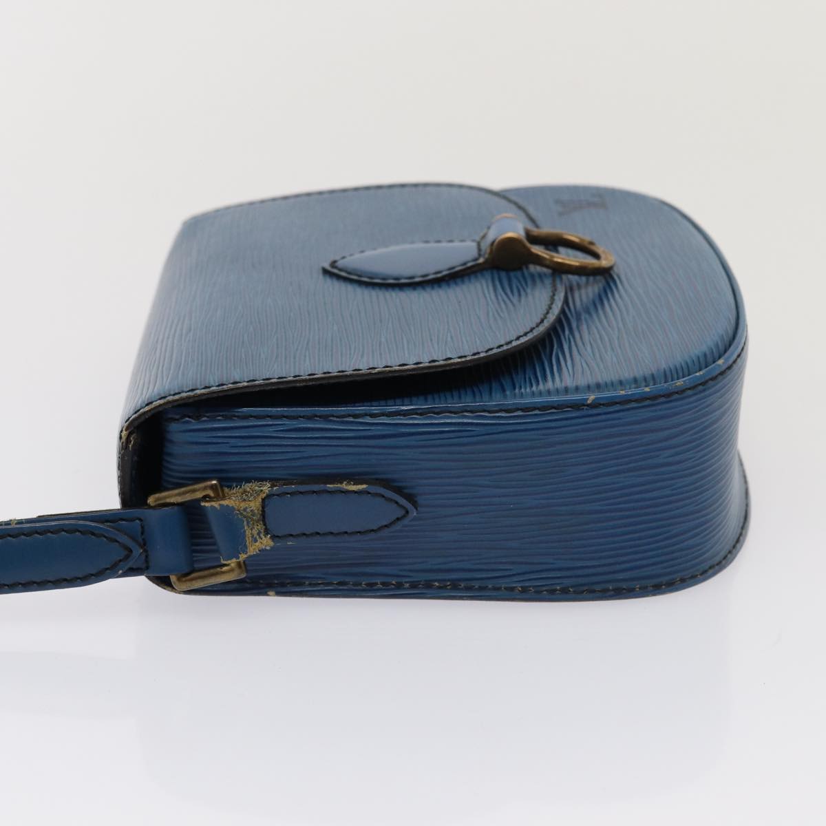 LOUIS VUITTON Epi Saint Cloud PM Shoulder Bag Blue M52195 LV 83534