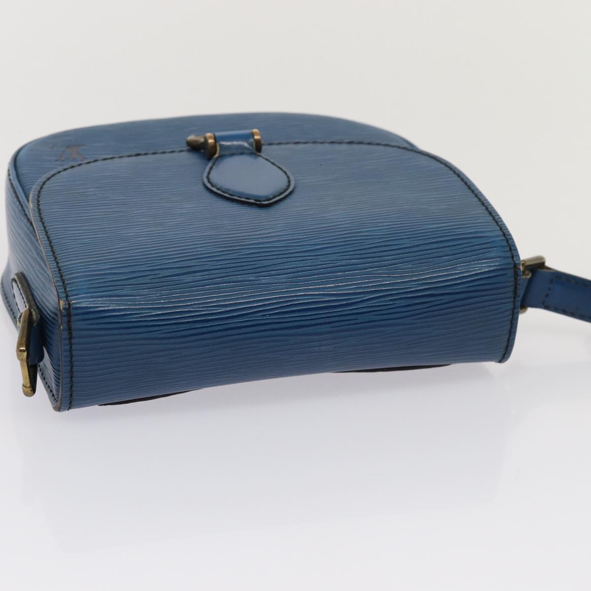LOUIS VUITTON Epi Saint Cloud PM Shoulder Bag Blue M52195 LV 83534