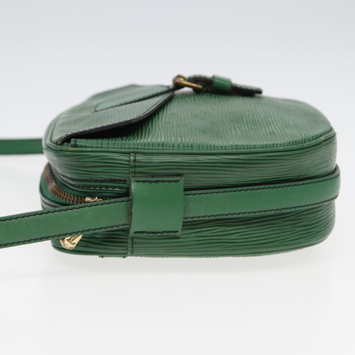 LOUIS VUITTON Epi Jeune Fille MM Shoulder Bag Green M52154 LV 83535
