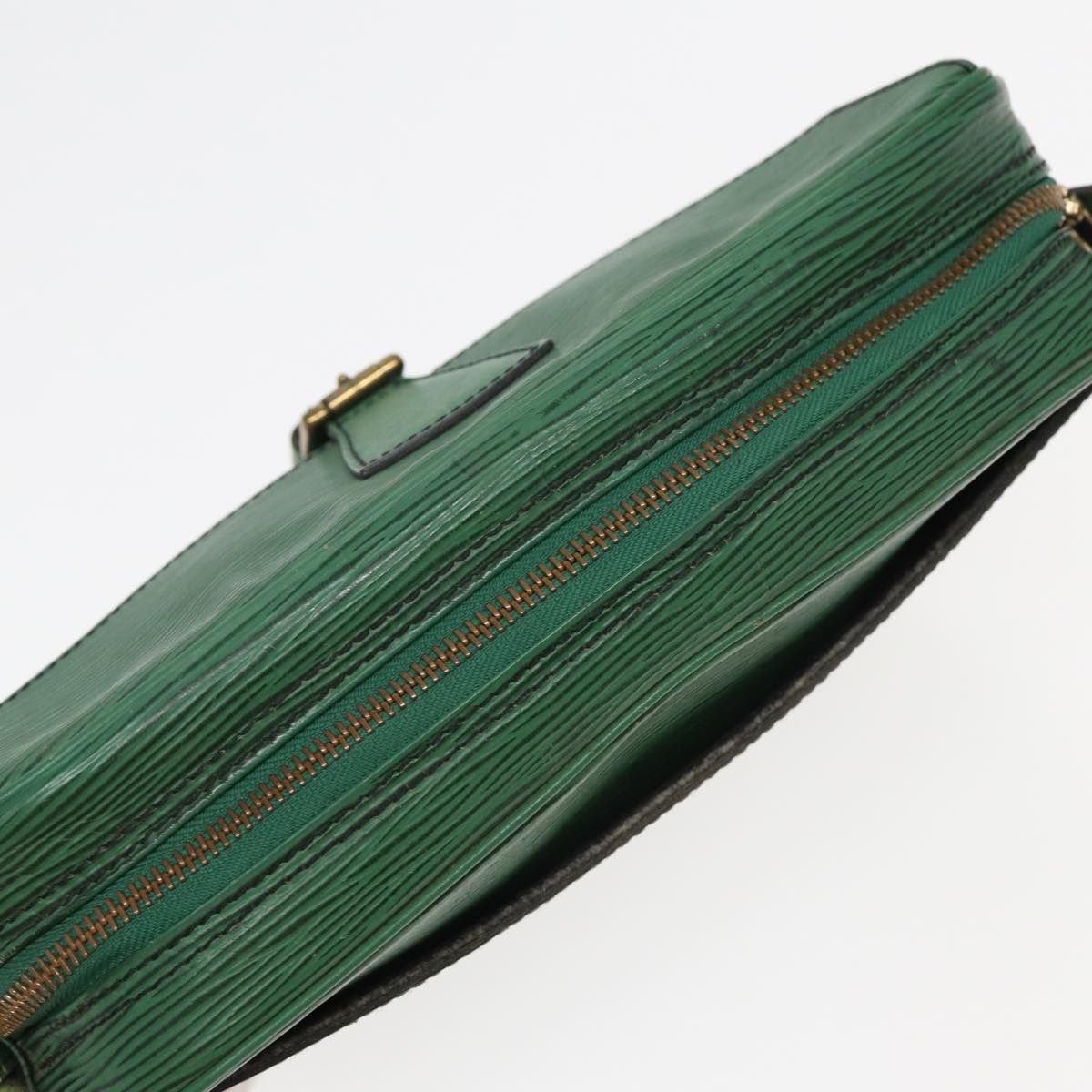 LOUIS VUITTON Epi Jeune Fille MM Shoulder Bag Green M52154 LV 83535