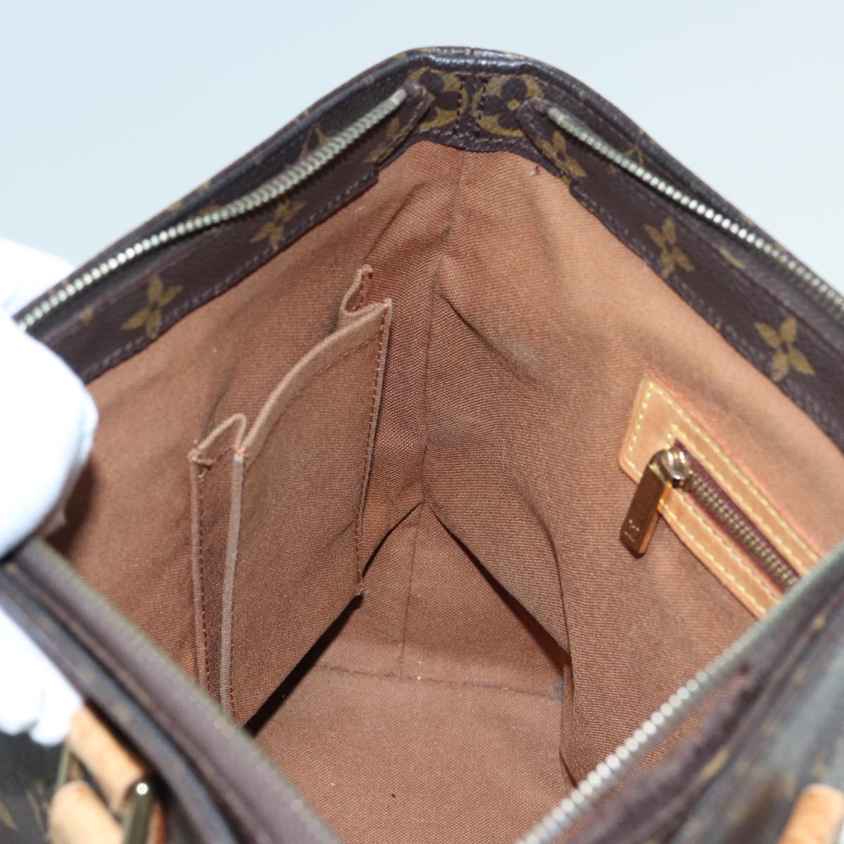 LOUIS VUITTON Monogram Cabas Piano Tote Bag M51148 LV 83542