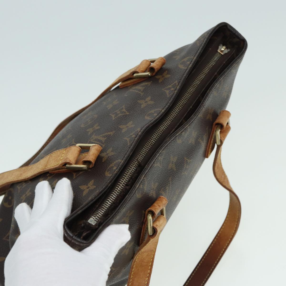 LOUIS VUITTON Monogram Cabas Piano Tote Bag M51148 LV 83542
