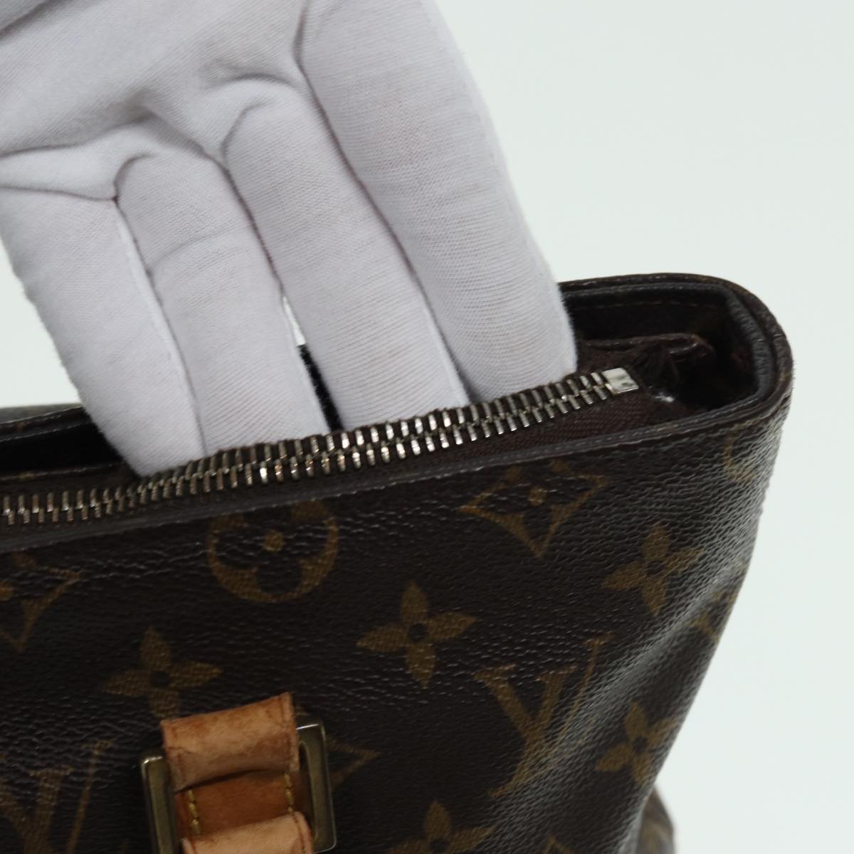LOUIS VUITTON Monogram Cabas Piano Tote Bag M51148 LV 83542