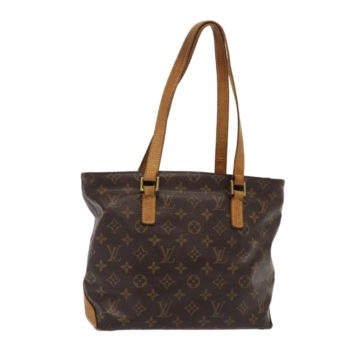 LOUIS VUITTON Monogram Cabas Piano Tote Bag M51148 LV 83543