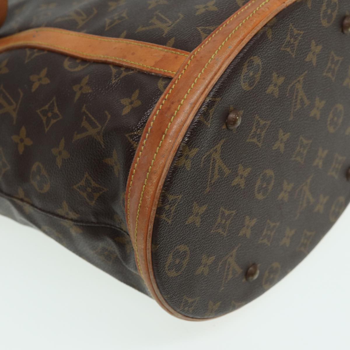 LOUIS VUITTON Monogram Bucket GM Shoulder Bag Vintage M42236 LV 83545