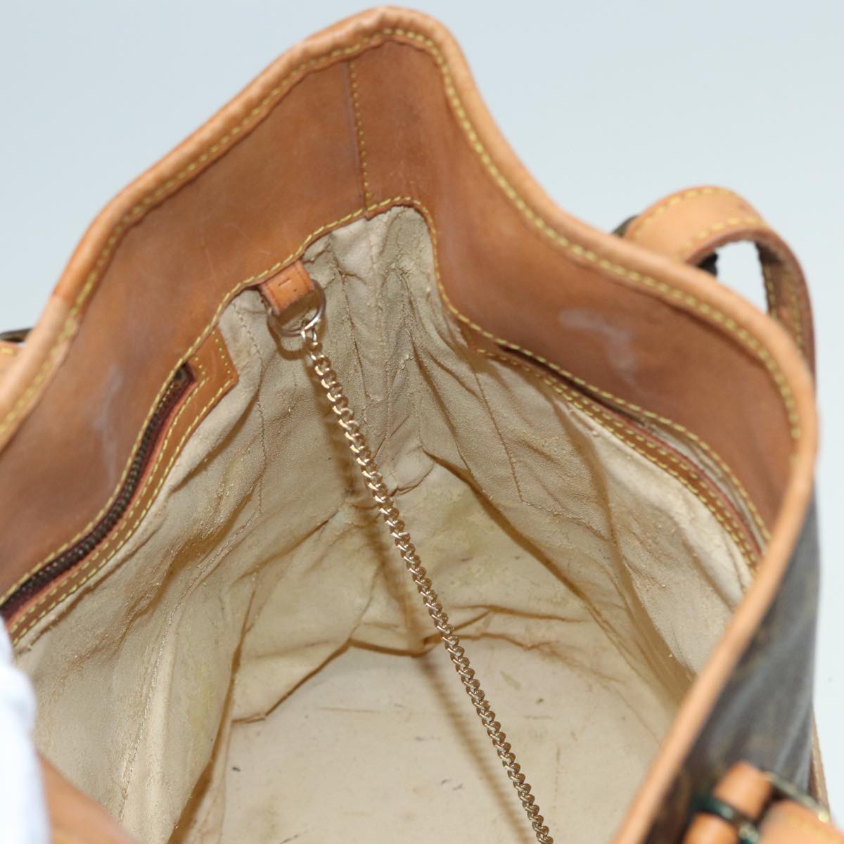LOUIS VUITTON Monogram Bucket GM Shoulder Bag Vintage M42236 LV 83545