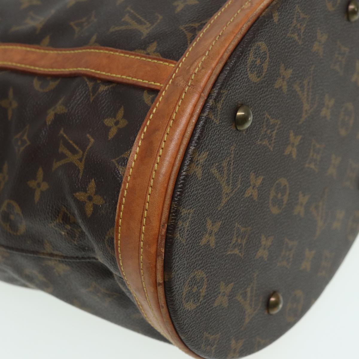 LOUIS VUITTON Monogram Bucket GM Shoulder Bag M42236 LV 83547