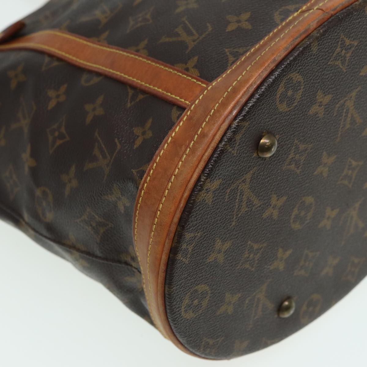 LOUIS VUITTON Monogram Bucket GM Shoulder Bag M42236 LV 83547