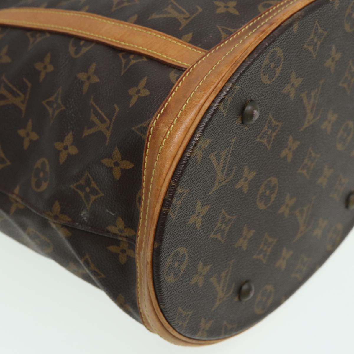 LOUIS VUITTON Monogram Bucket GM Shoulder Bag M42236 LV 83549