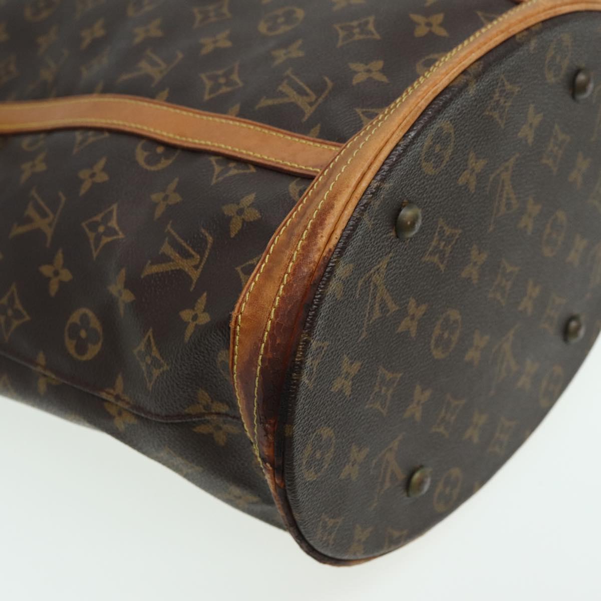 LOUIS VUITTON Monogram Bucket GM Shoulder Bag M42236 LV 83549