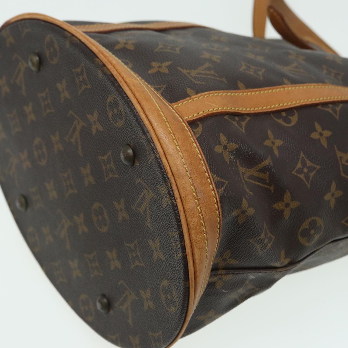 LOUIS VUITTON Monogram Bucket GM Shoulder Bag M42236 LV 83549