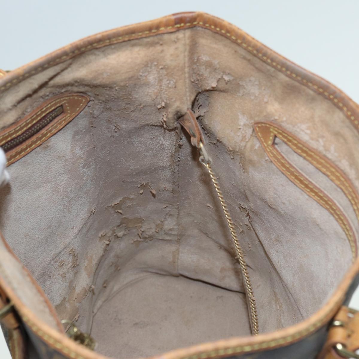 LOUIS VUITTON Monogram Bucket GM Shoulder Bag M42236 LV 83549