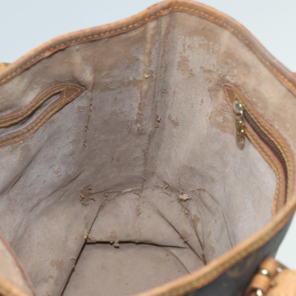 LOUIS VUITTON Monogram Bucket GM Shoulder Bag M42236 LV 83549