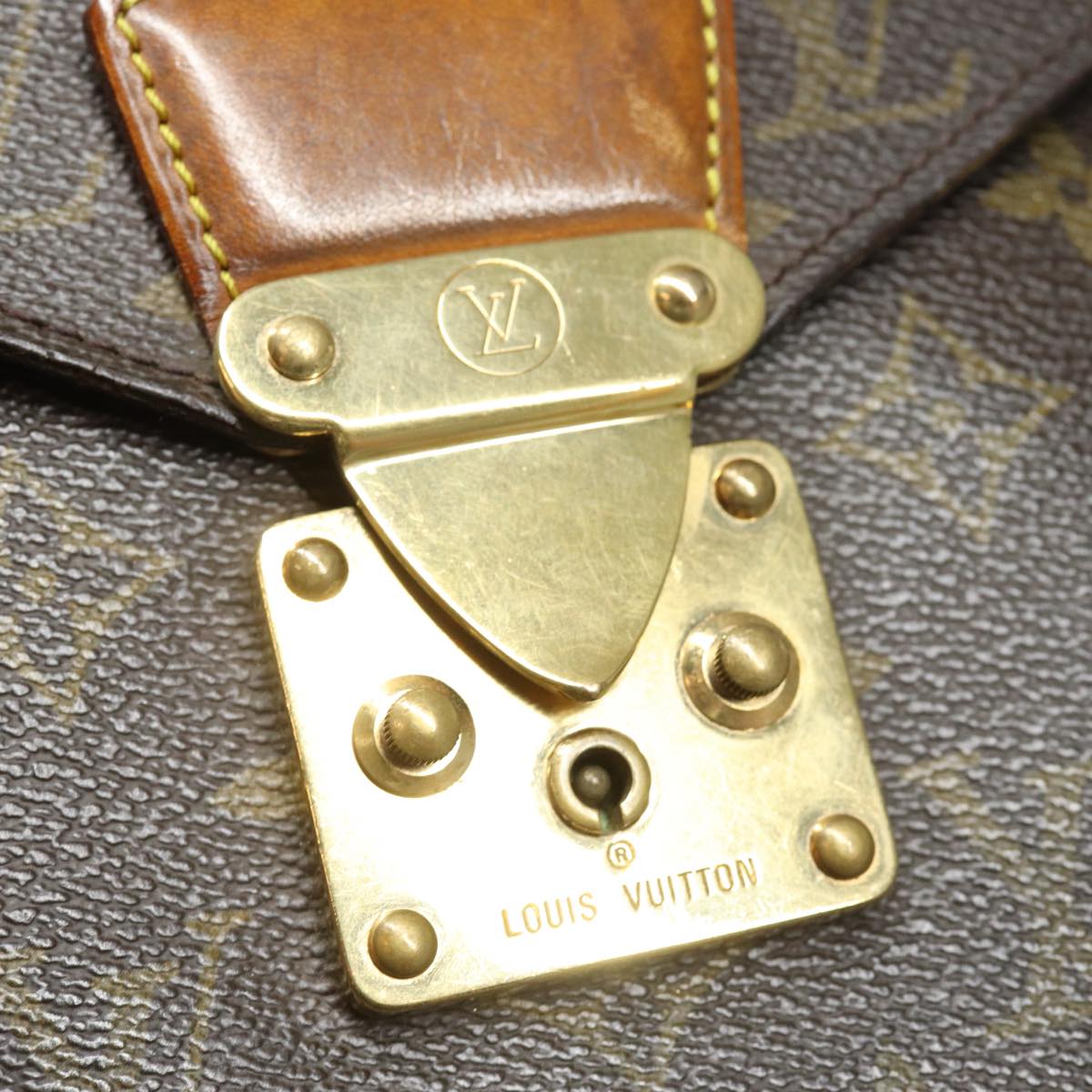 LOUIS VUITTON Monogram Porte Documents Senatur Briefcase M53335 LV 83552