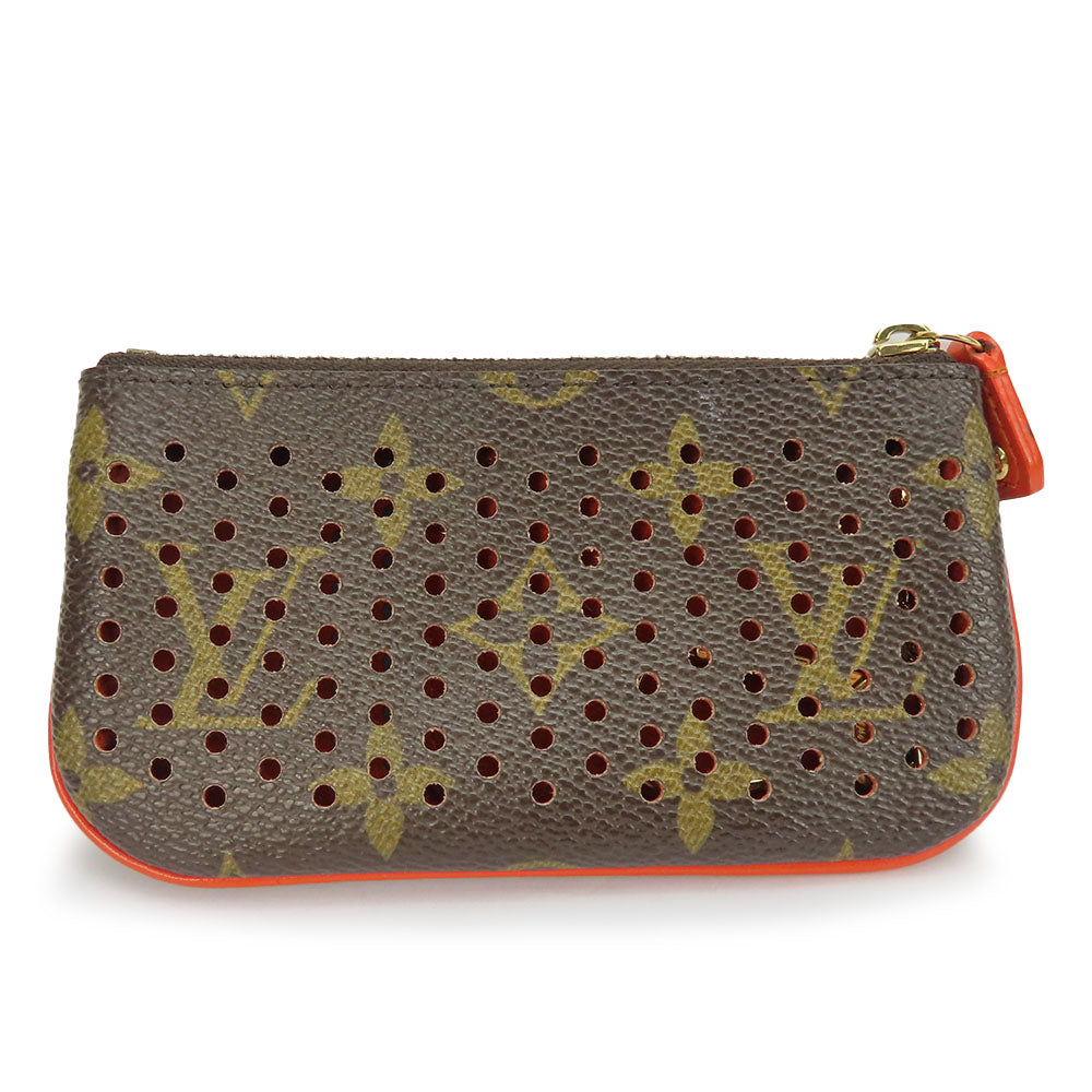 Louis Vuitton Monogram Coin Case Pochette Key Ring