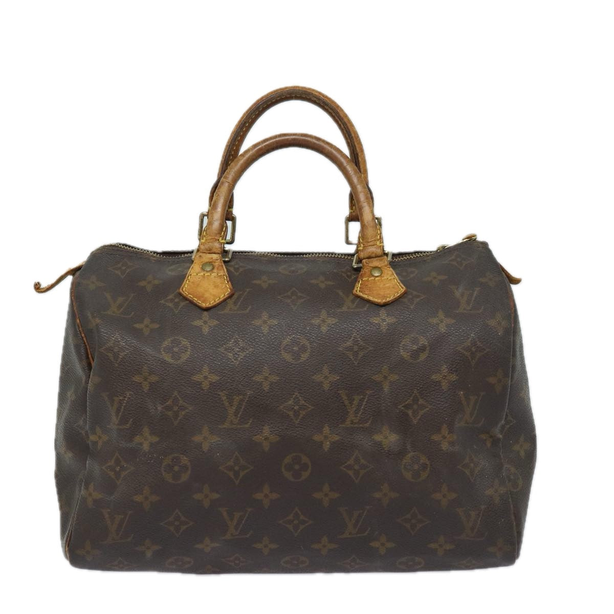 LOUIS VUITTON Monogram Speedy 30 Hand Bag M41526 LV 83554
