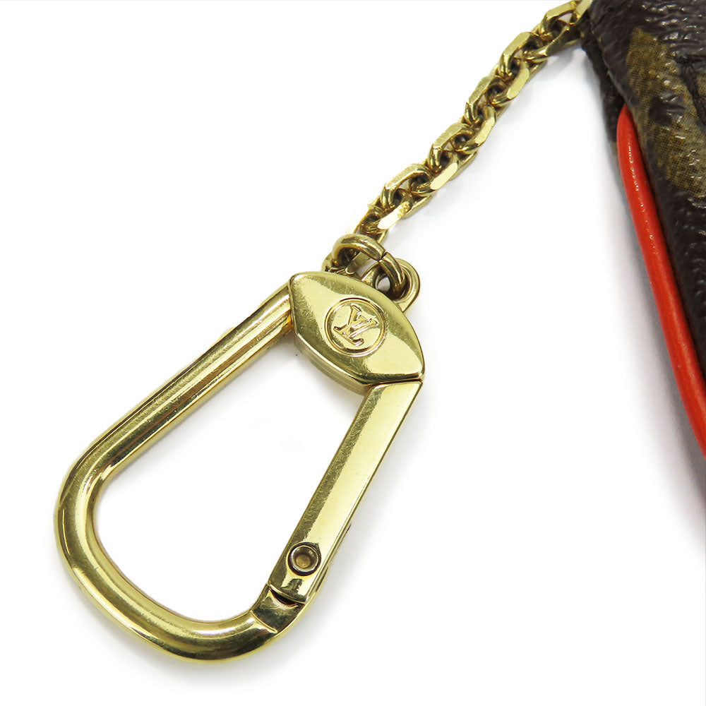 Louis Vuitton Monogram Coin Case Pochette Key Ring
