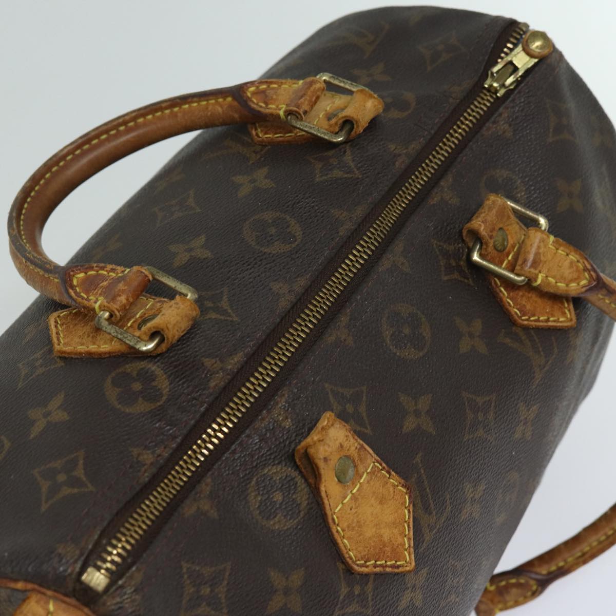 LOUIS VUITTON Monogram Speedy 30 Hand Bag M41526 LV 83554