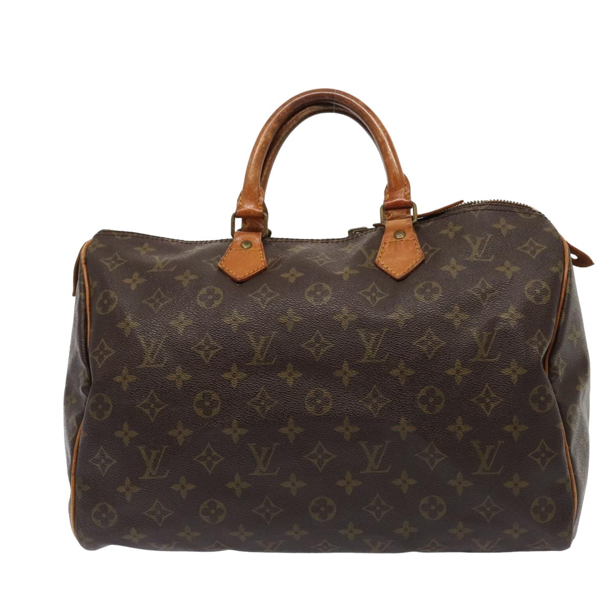 LOUIS VUITTON Monogram Speedy 35 Hand Bag M41524 LV 83556